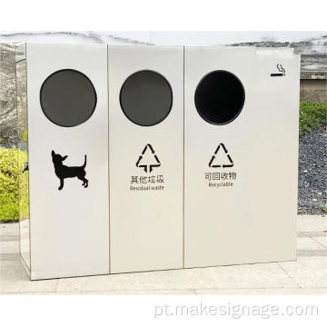 Caixas de resíduos sustentáveis
